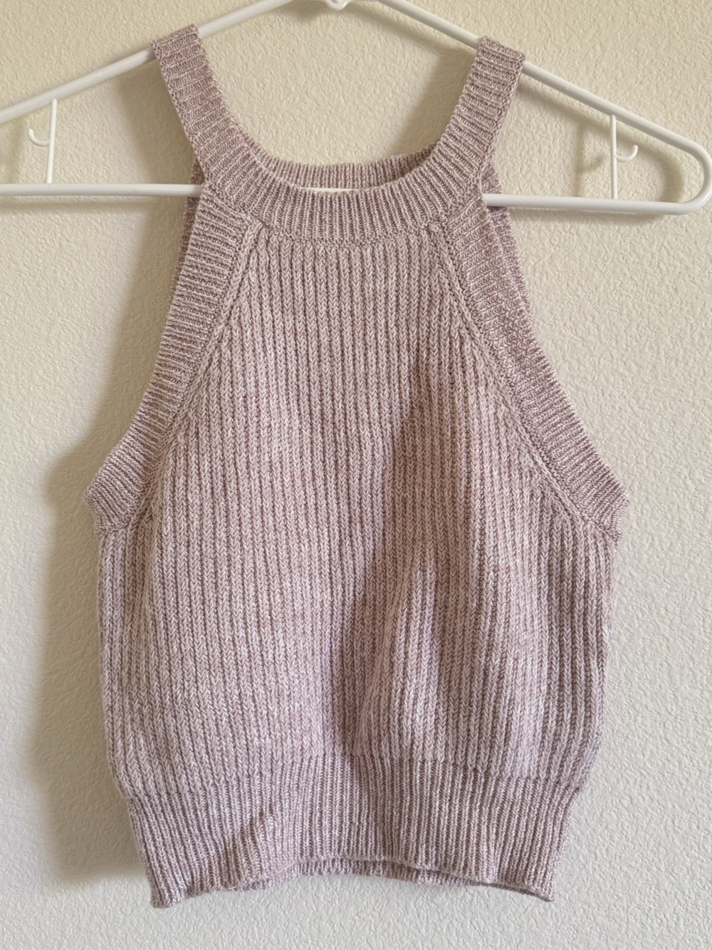 NWOT Forever 21 Ribbed Knit Tank Sweater in Pink Size Small